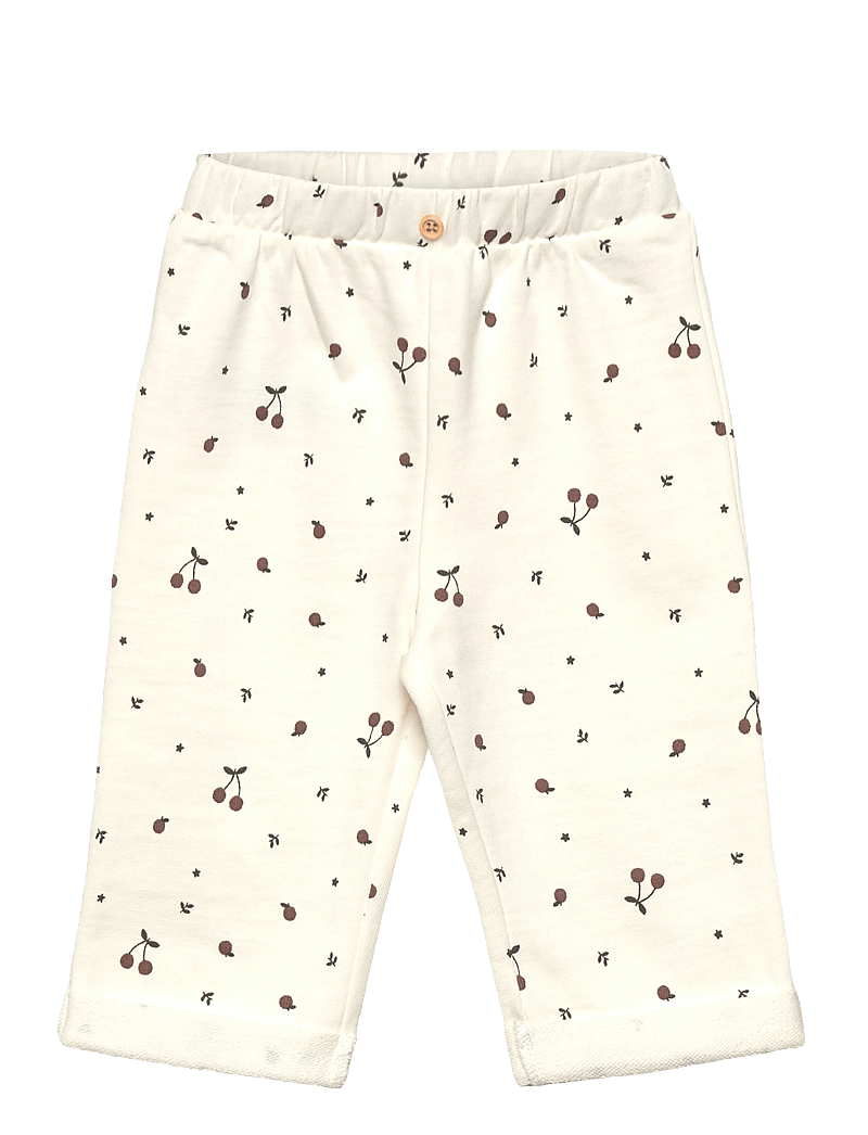 Mango - Printed cotton joggers - jogginghosen - natural white - 0