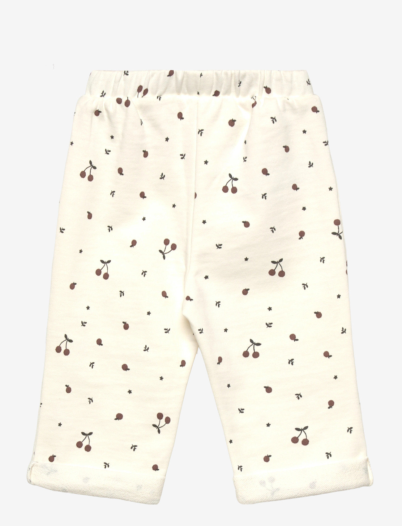 Mango - Printed cotton joggers - sweatpants - natural white - 1