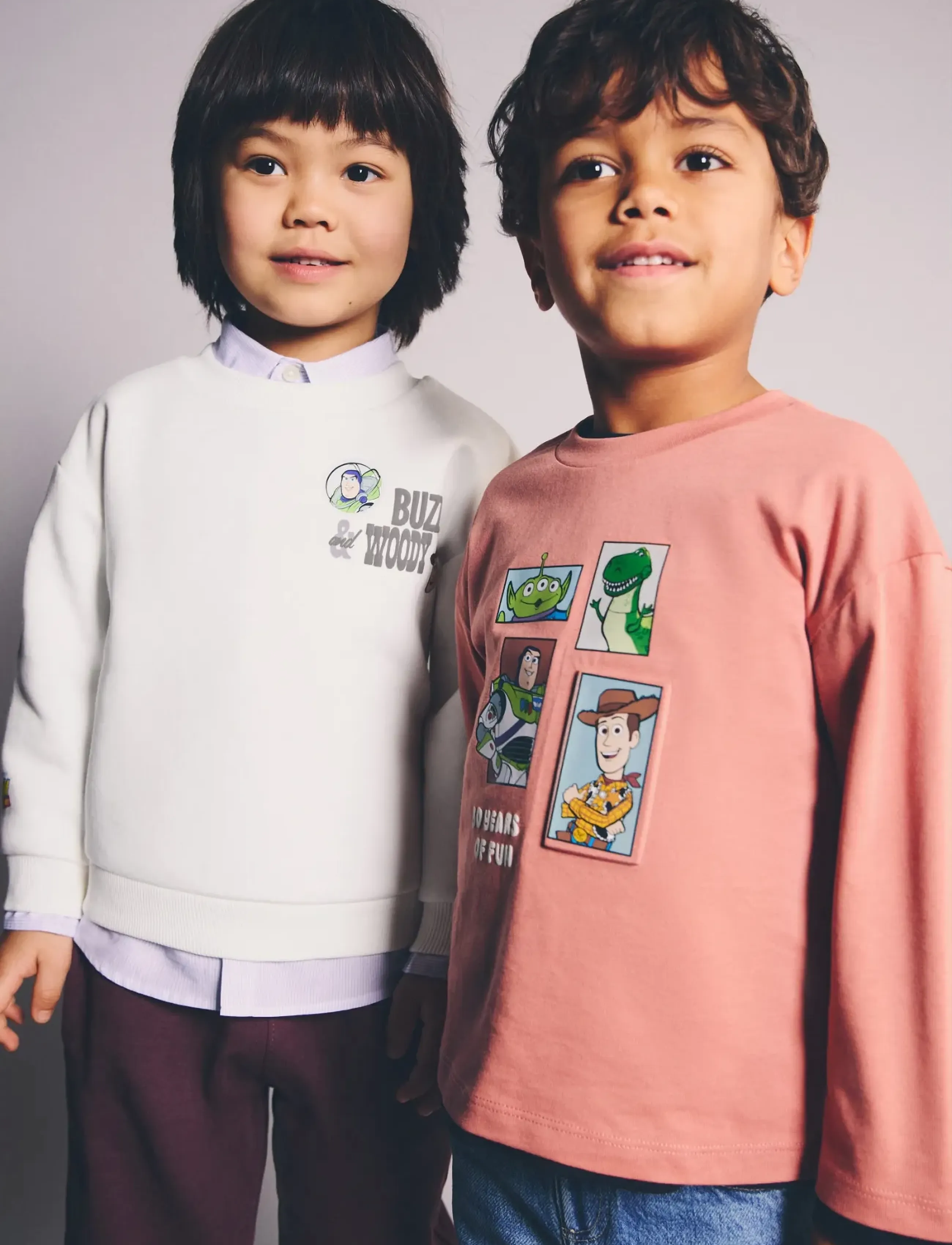 Mango Toy Story T-Shirt, 12-18M, T-shirts, Rosa - Long-sleeved Kinder