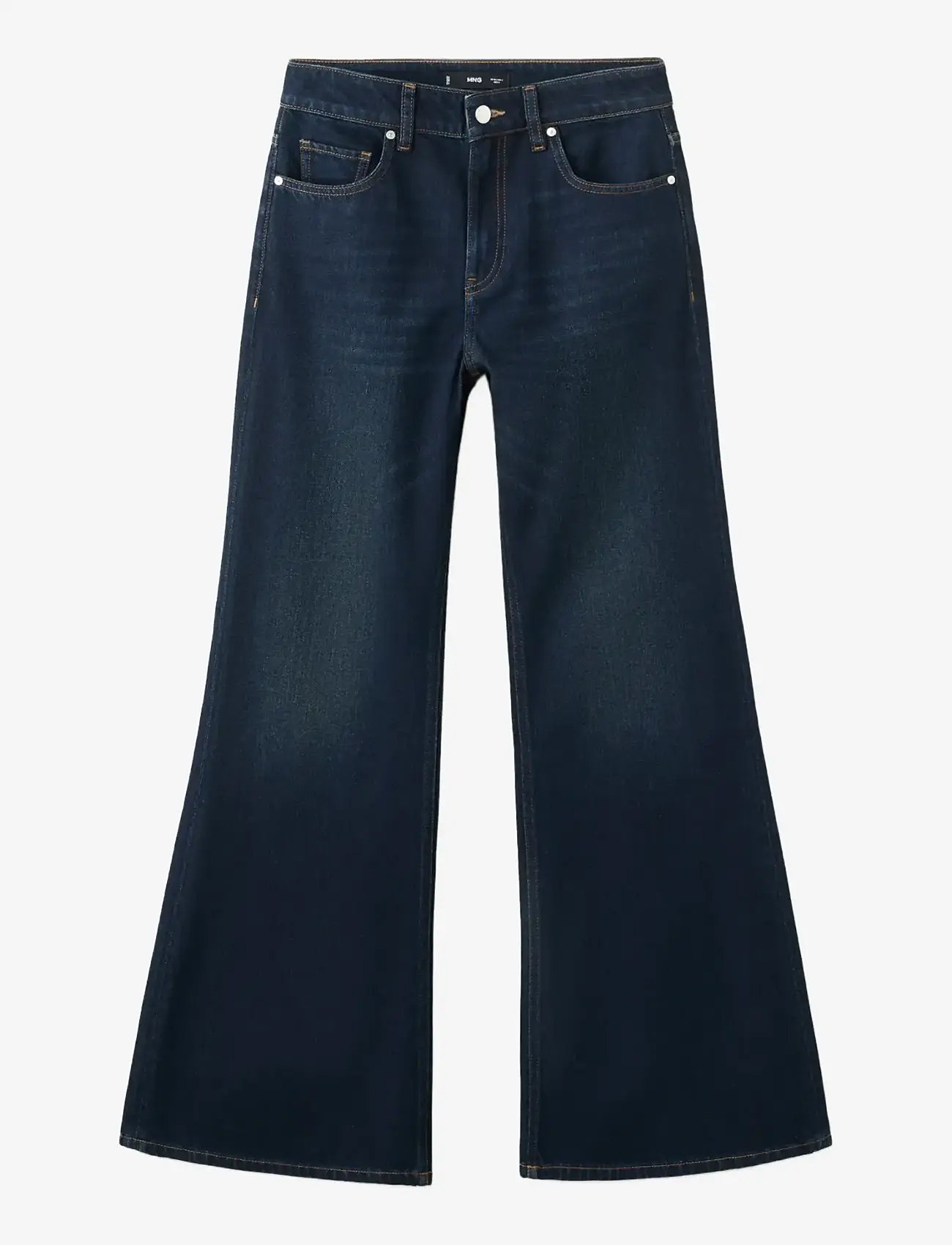 Mango - Mid-rise flared jeans - flared jeans - open blue - 1