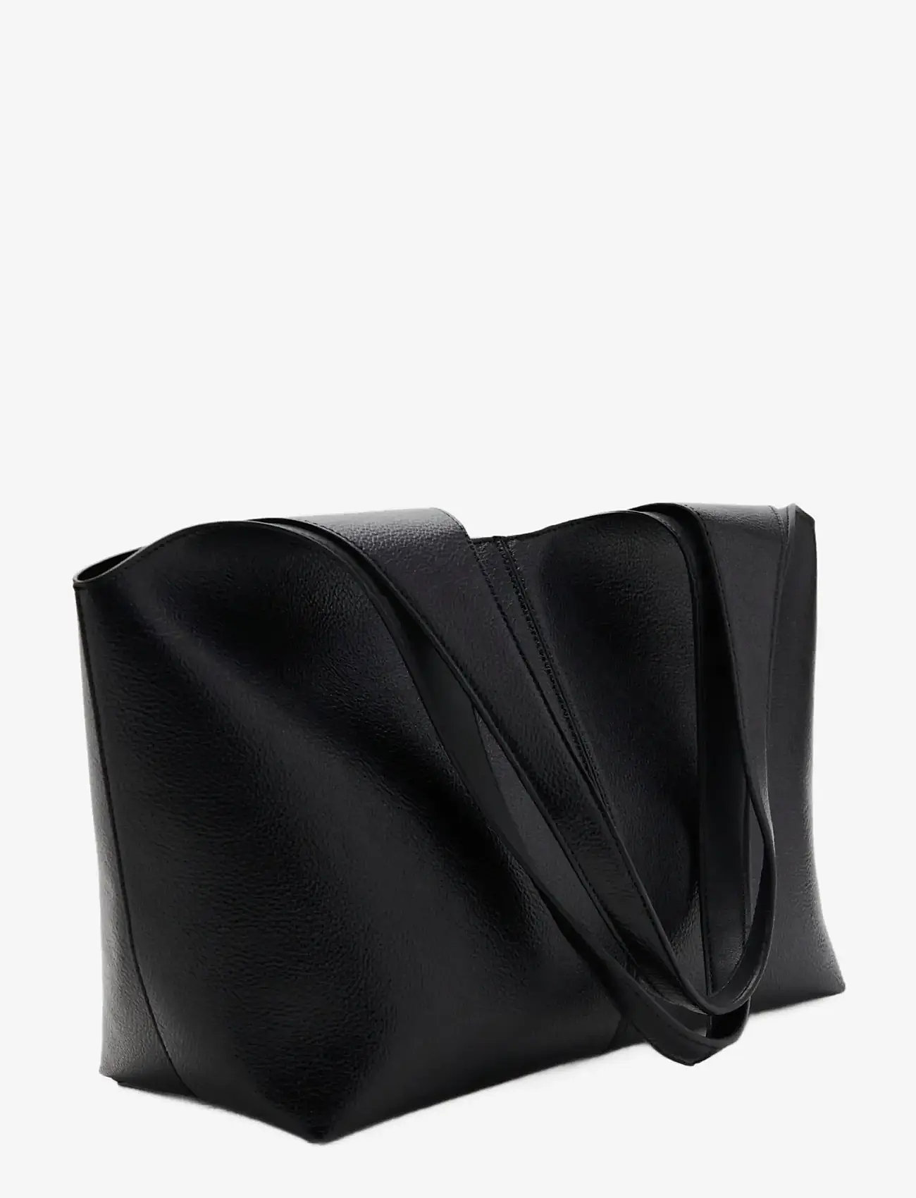 Mango - Large shopper bag - tote bags - black - 1