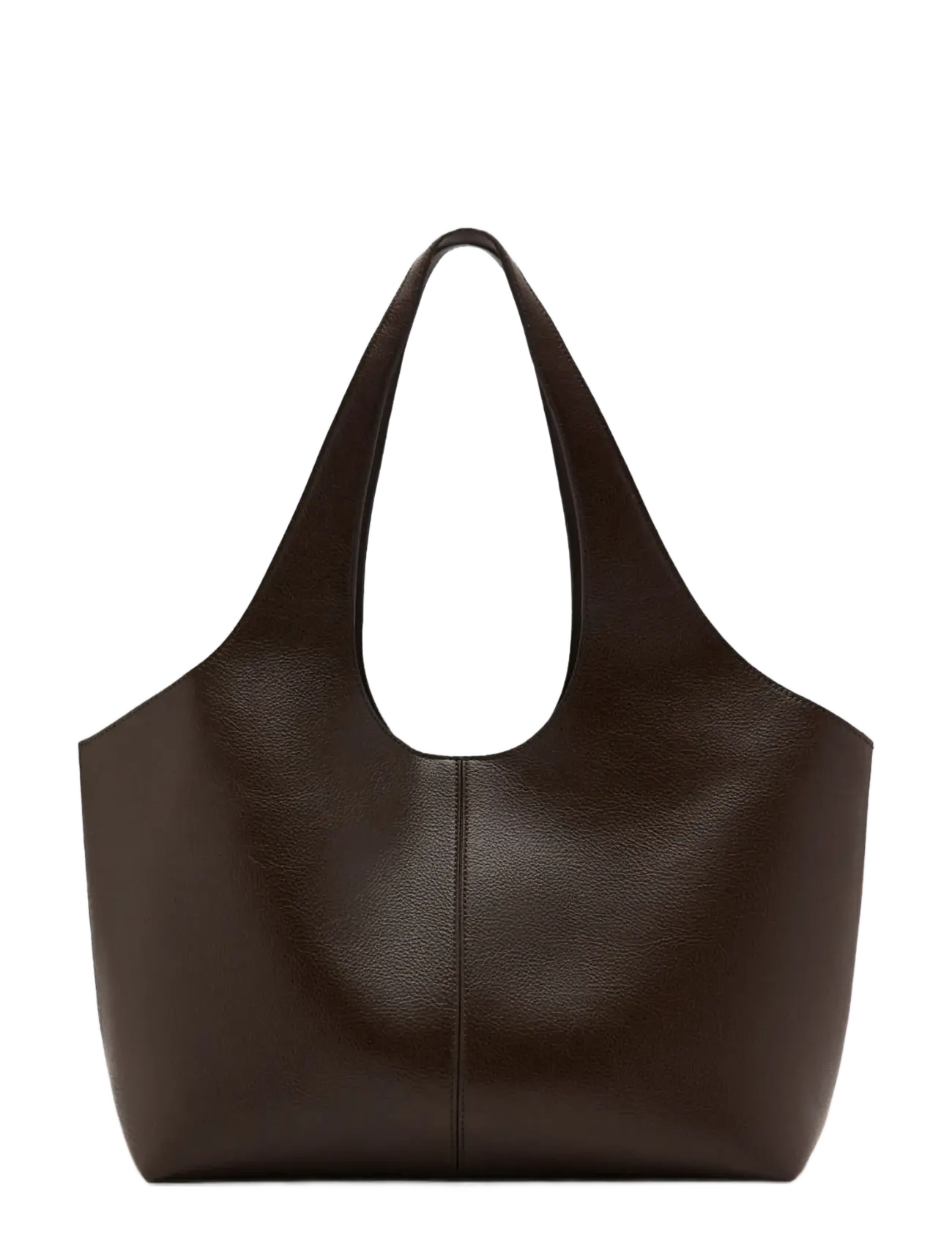 Mango Large shopper bag - Inspiration - DARK BROWN / brown
