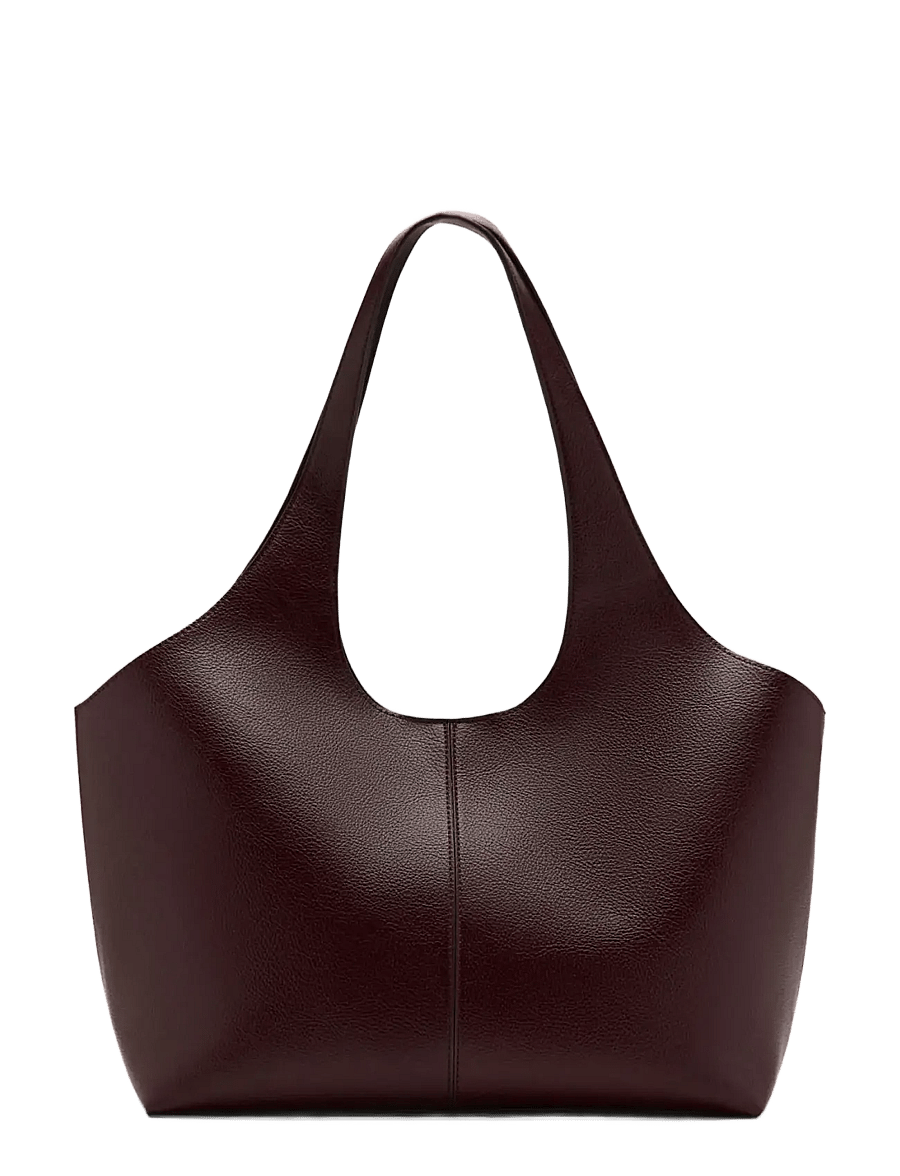 Mango - Large shopper bag - totes - dark red - 0