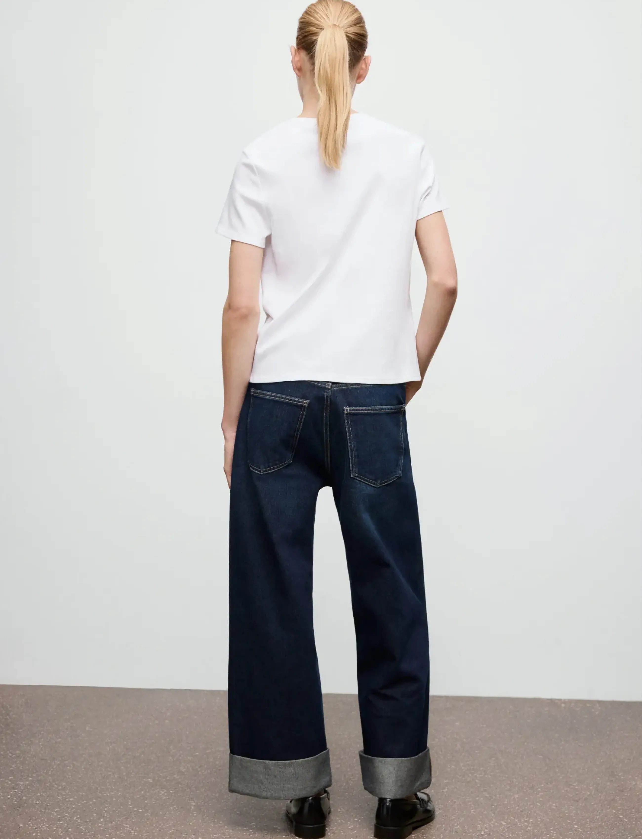 Mango - Short-sleeved cotton t-shirt - t-shirts - white - 2