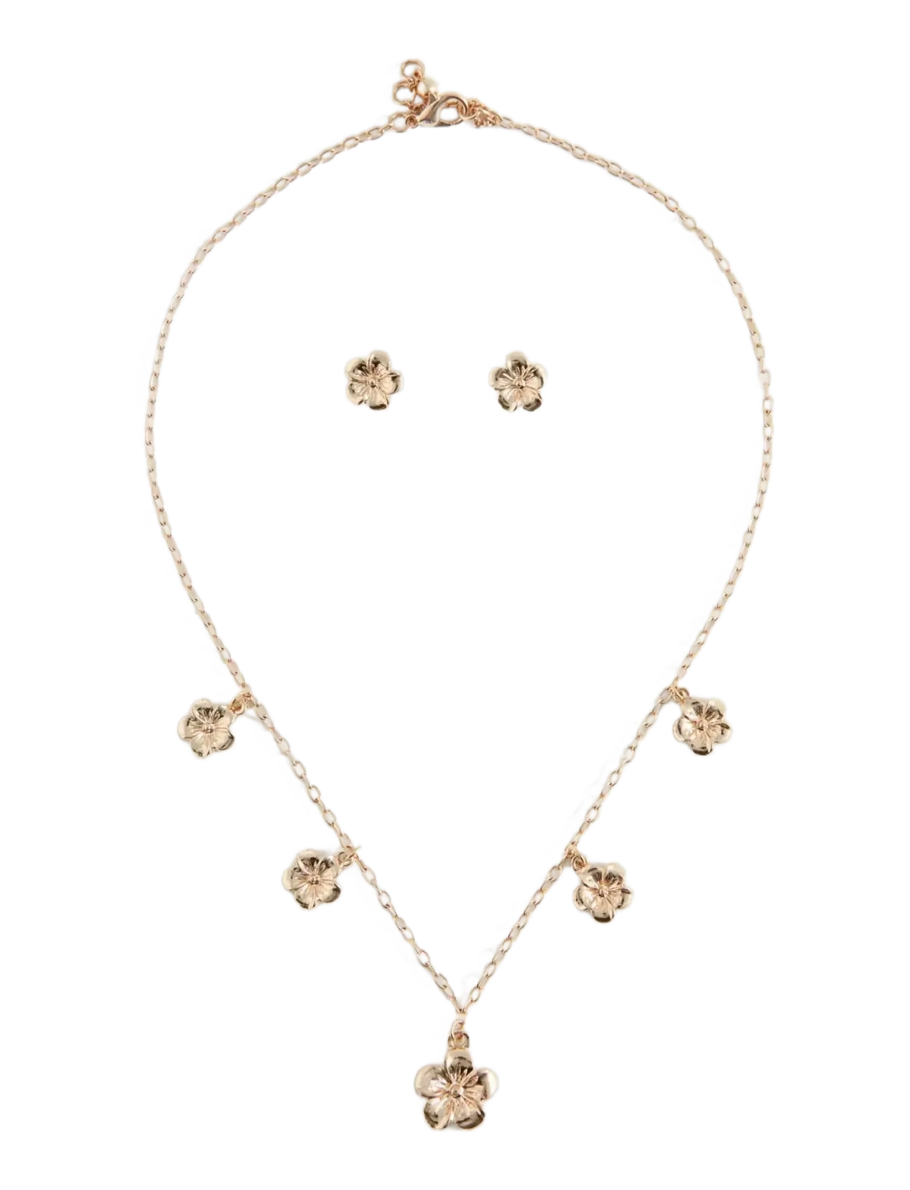 Mango Necklace and earrings set - Smyckesset - GOLD / gold