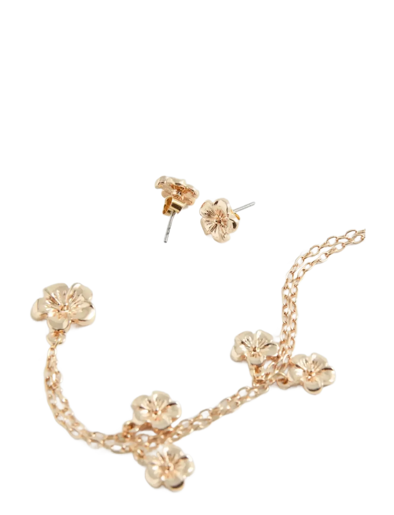 Mango - Necklace and earrings set - festtøj til outletpriser - gold - 1