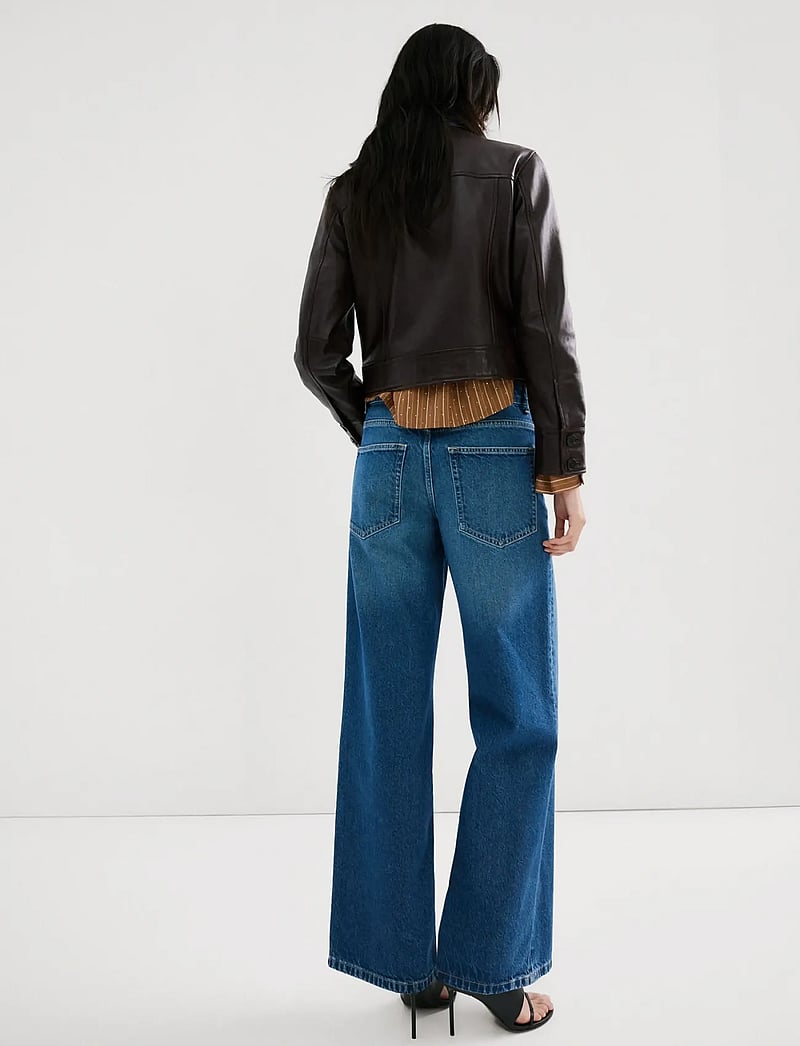 Mango - Mid-rise straight jeans - straight jeans - open blue - 2