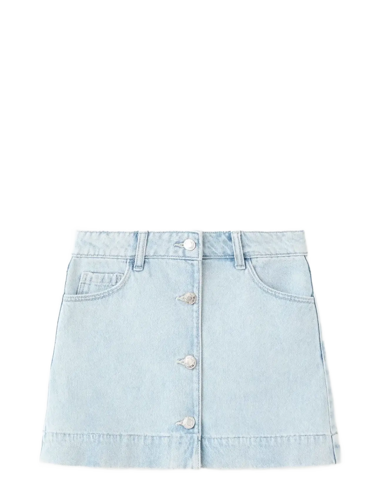 Mango Denim skirt with buttons - Kjolar - OPEN BLUE / blue