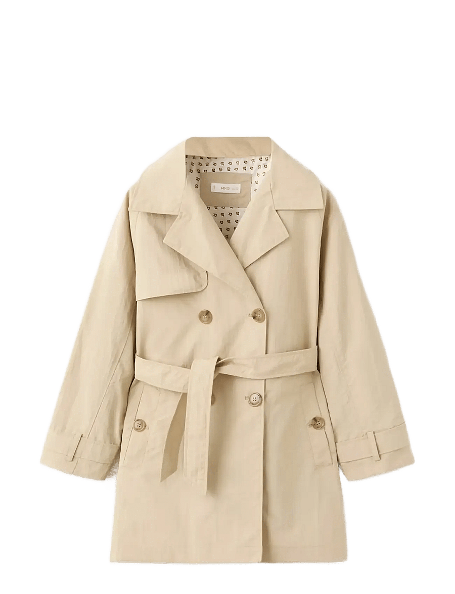 Mango - Classic trench coat with belt - rockar & kappor - medium brown - 1