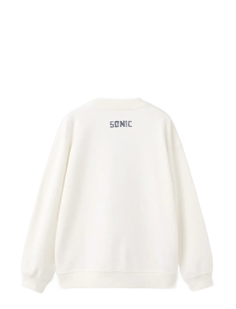 Mango - Printed Sonic sweatshirt - sweatshirts - natural white - 1