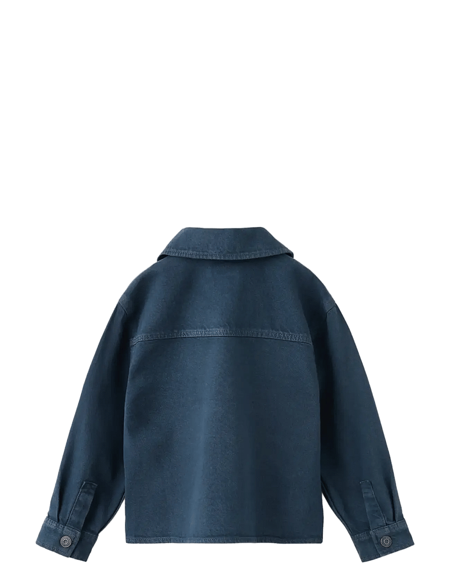 Mango - Denim jacket pockets - denimjakker - navy - 2