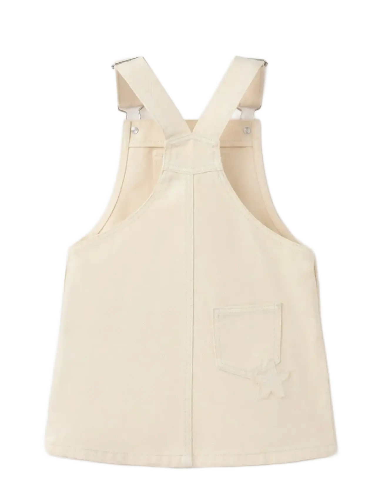 Mango - Embroidered floral pinafore dress - baby-kjoler uten ermer - light beige - 2