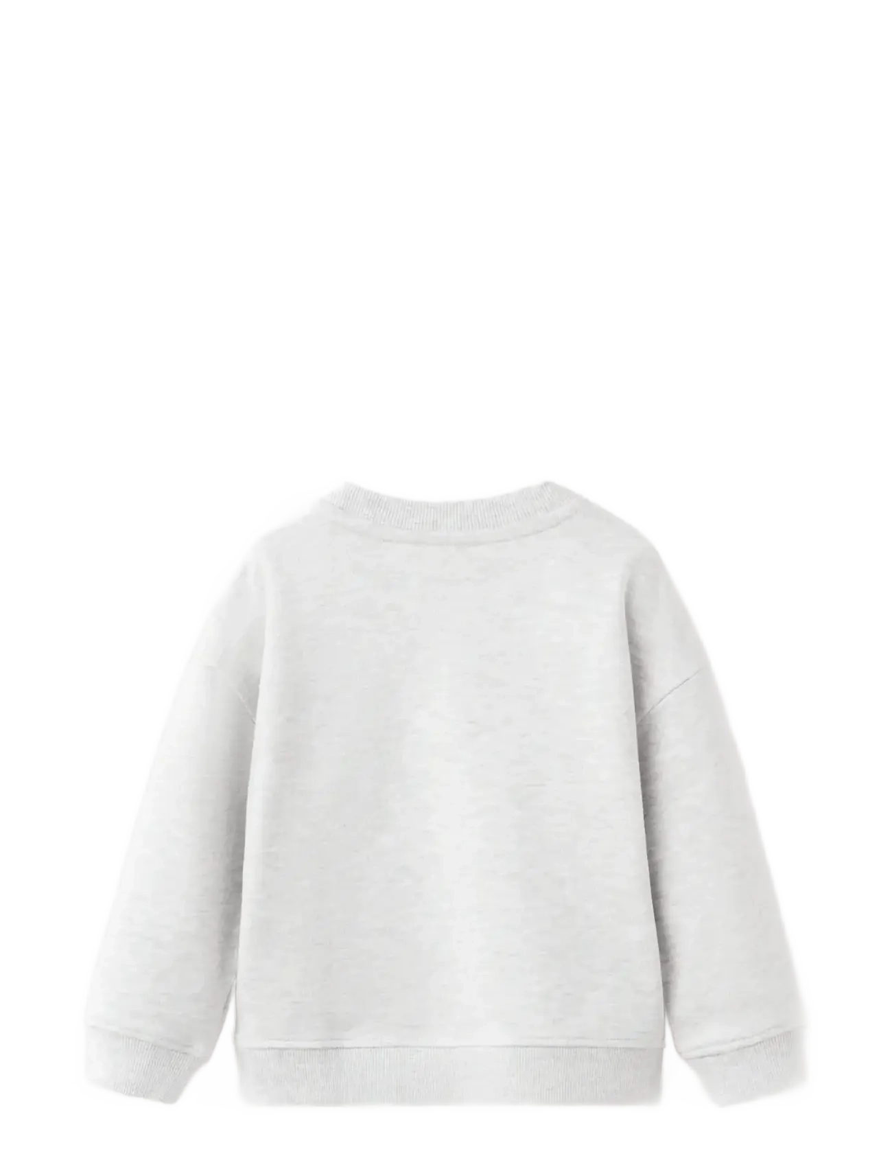 Mango - Printed cotton sweatshirt - collegepaidat - lt pastel grey - 1