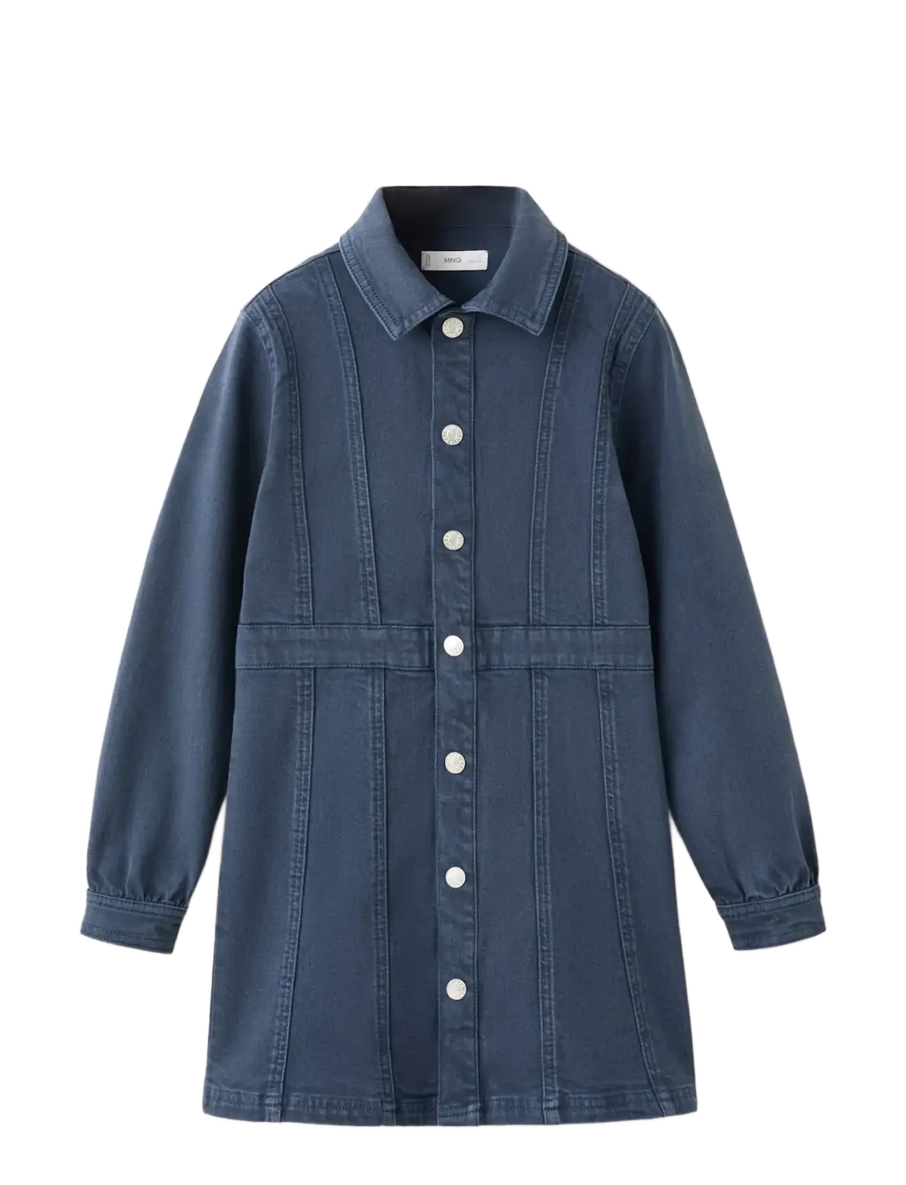 Mango Short denim dress - Neuheiten - NAVY / navy