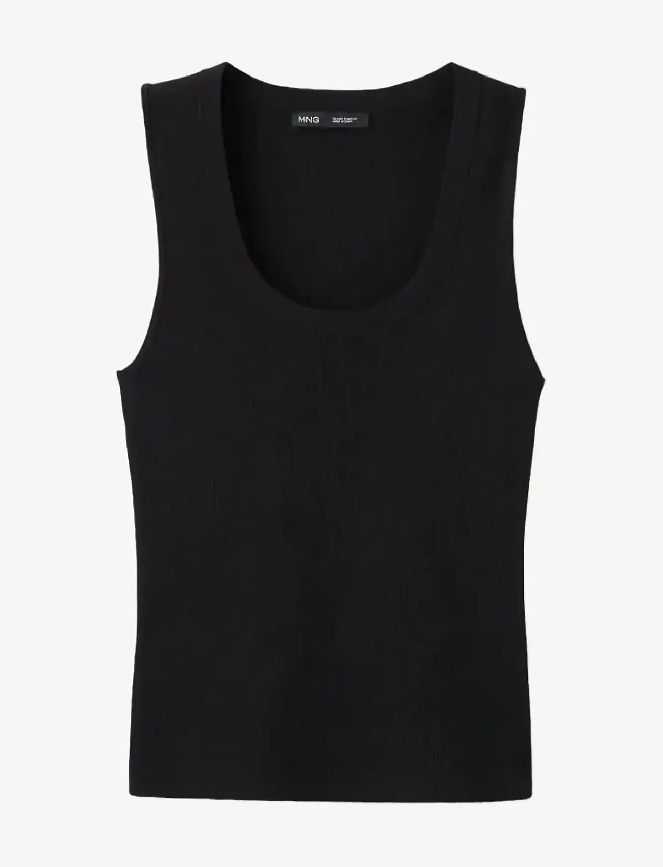 Mango - Round-neck knitted top - die niedrigsten preise - black - 1