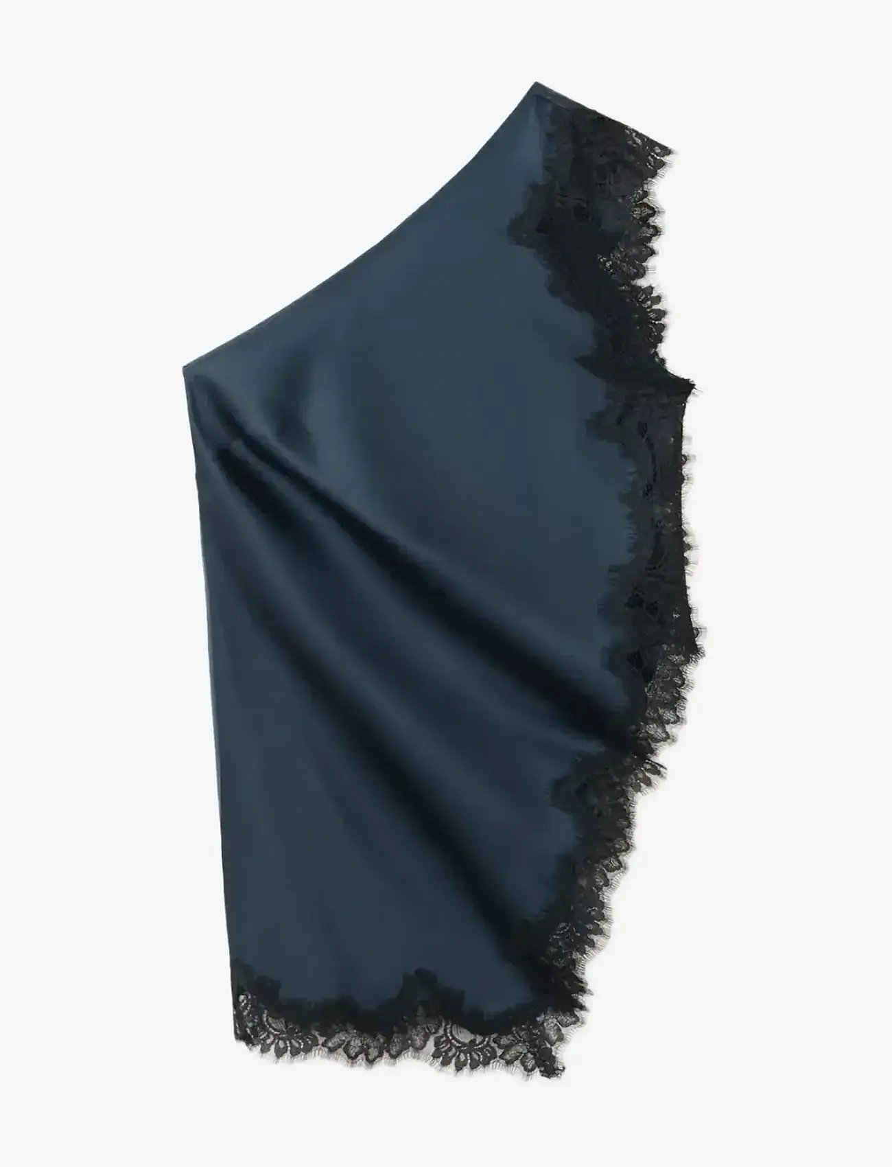 Mango - Asymmetric lace camisole top - særlige begivenheder - medium blue - 1