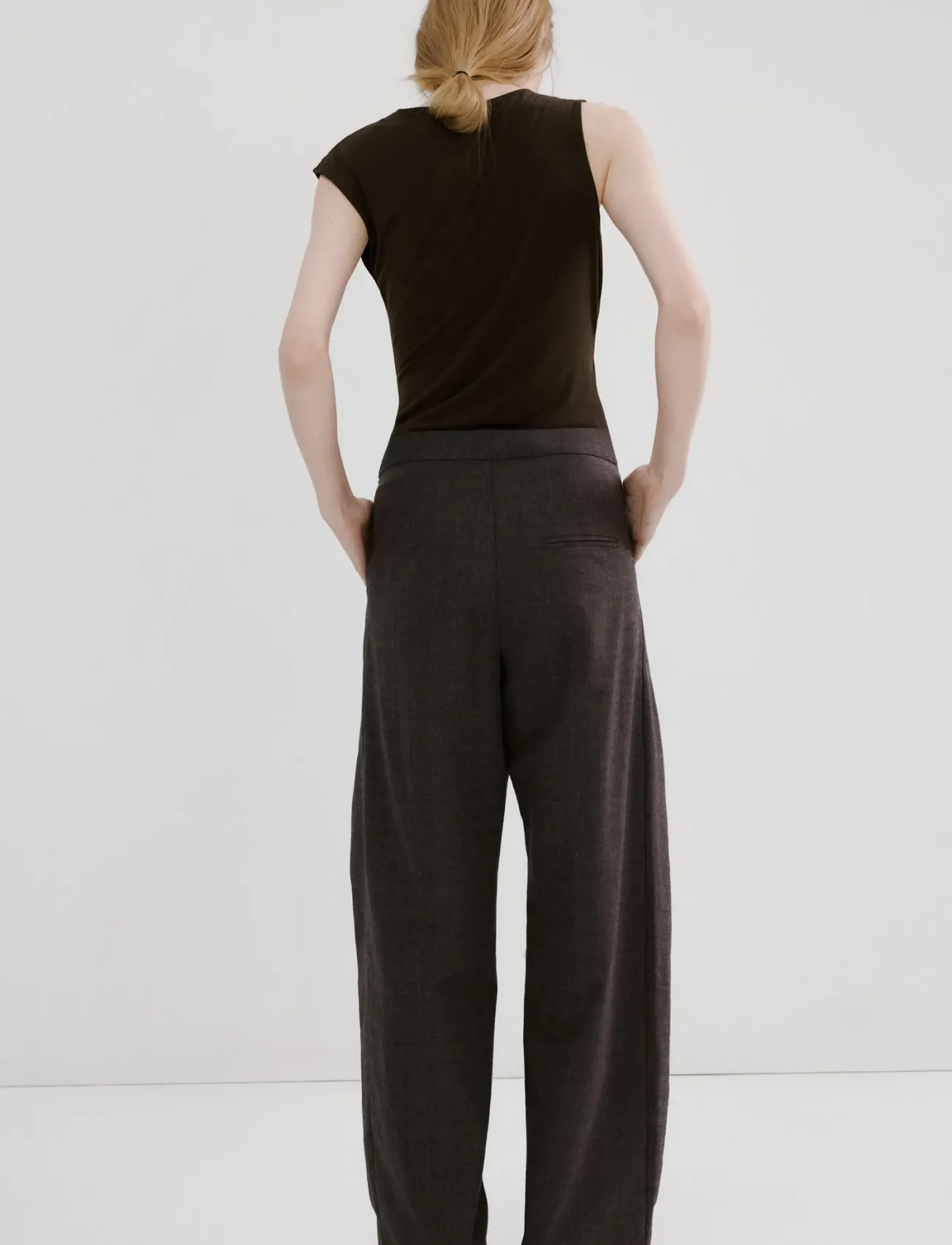 Mango - Metal detail top - varrukateta pluusid - brown - 2