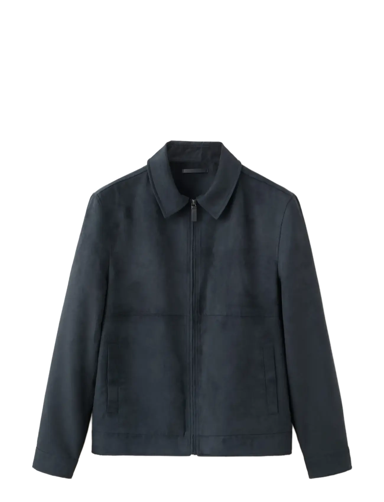 MANGO Wildleder Effect Jacke Navy - XXL - Herren