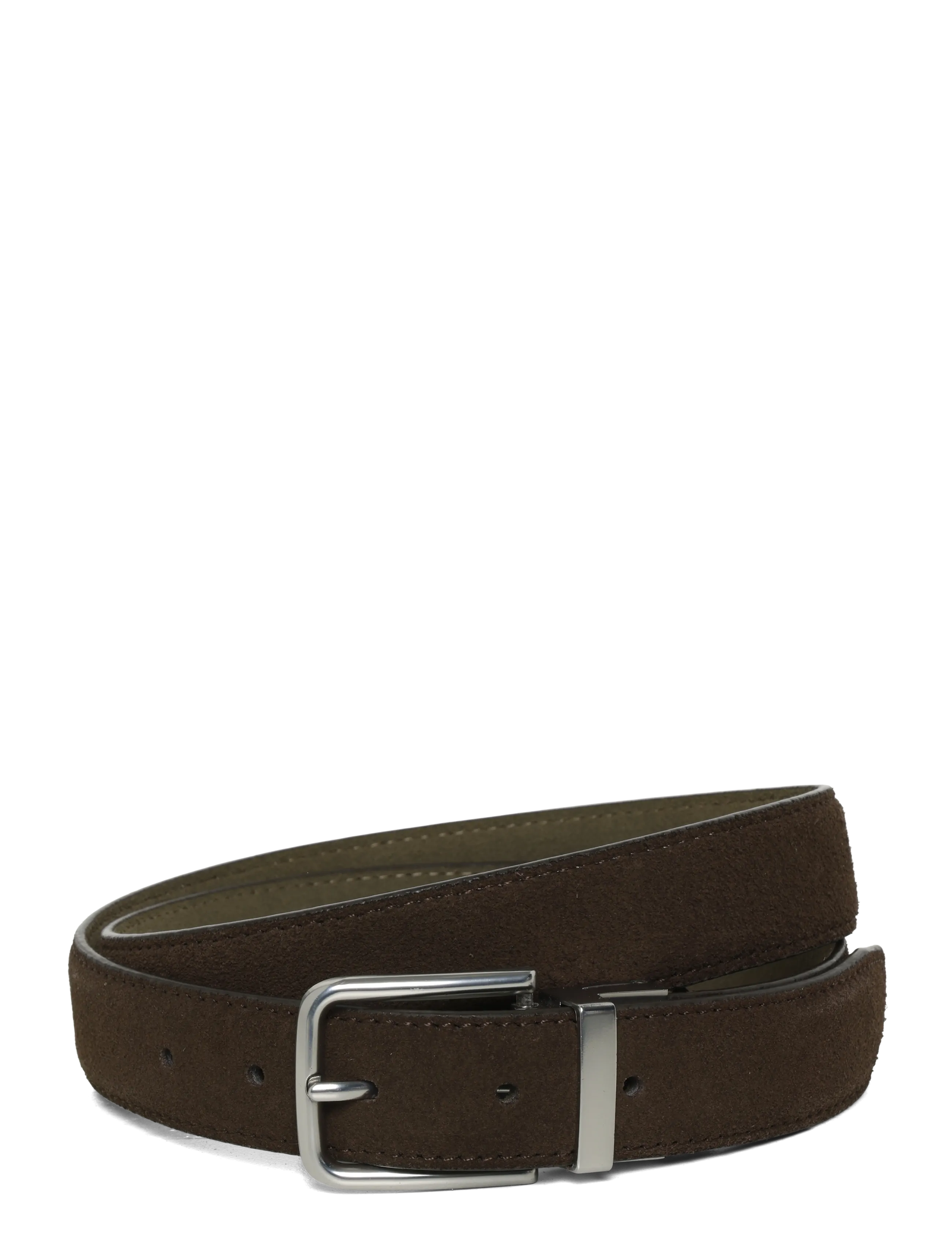 Mango Buckle Leather Belt, 80, Belts, Braun - Classic Männerswear
