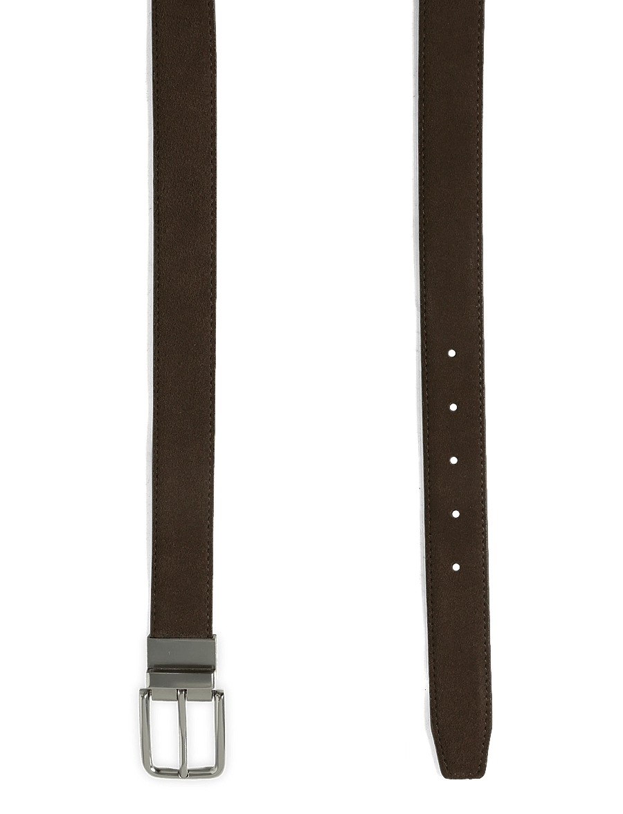 Mango - Buckle leather belt - klassiska skärp - brown - 1