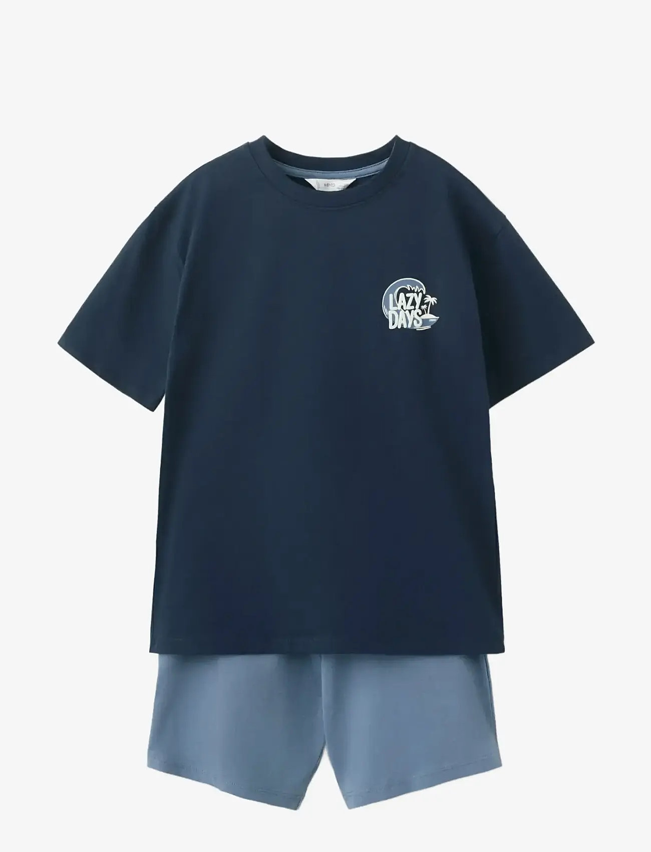 Mango - Short pyjama combo set - pyjamasset - navy - 0