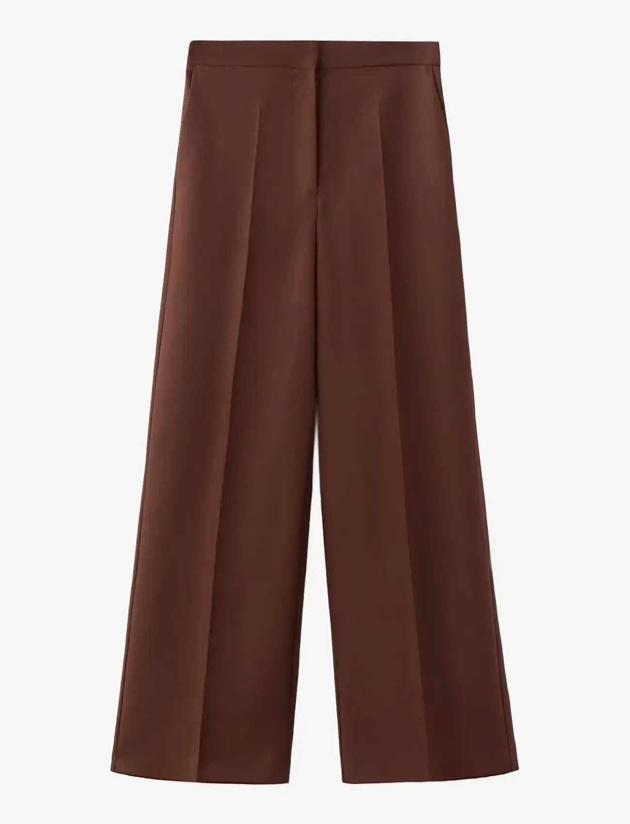Mango - High-waisted lyocell trousers - kostymbyxor - medium orange - 1