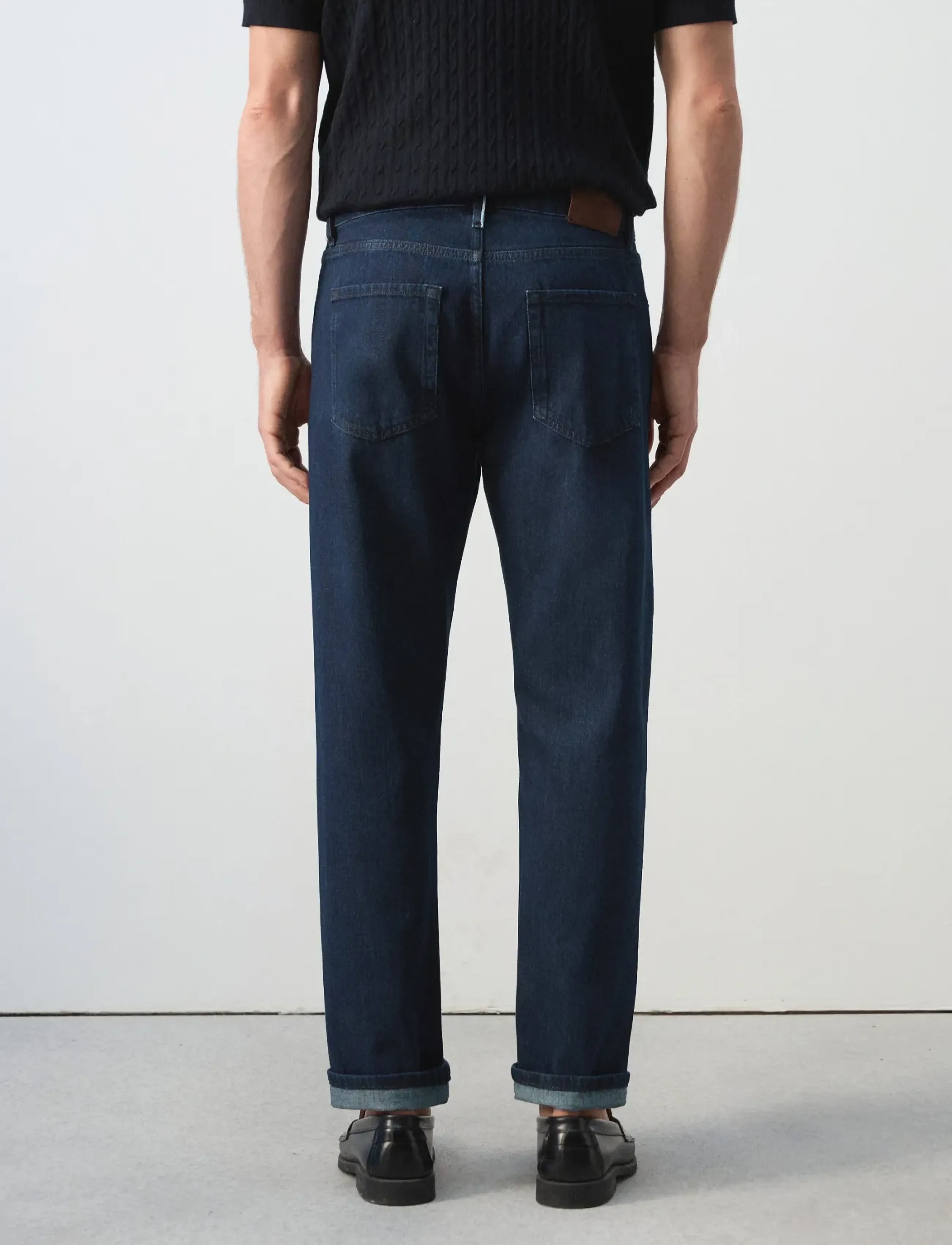 Mango - 100% cotton regular fit cropped jeans - regular jeans - open blue - 2
