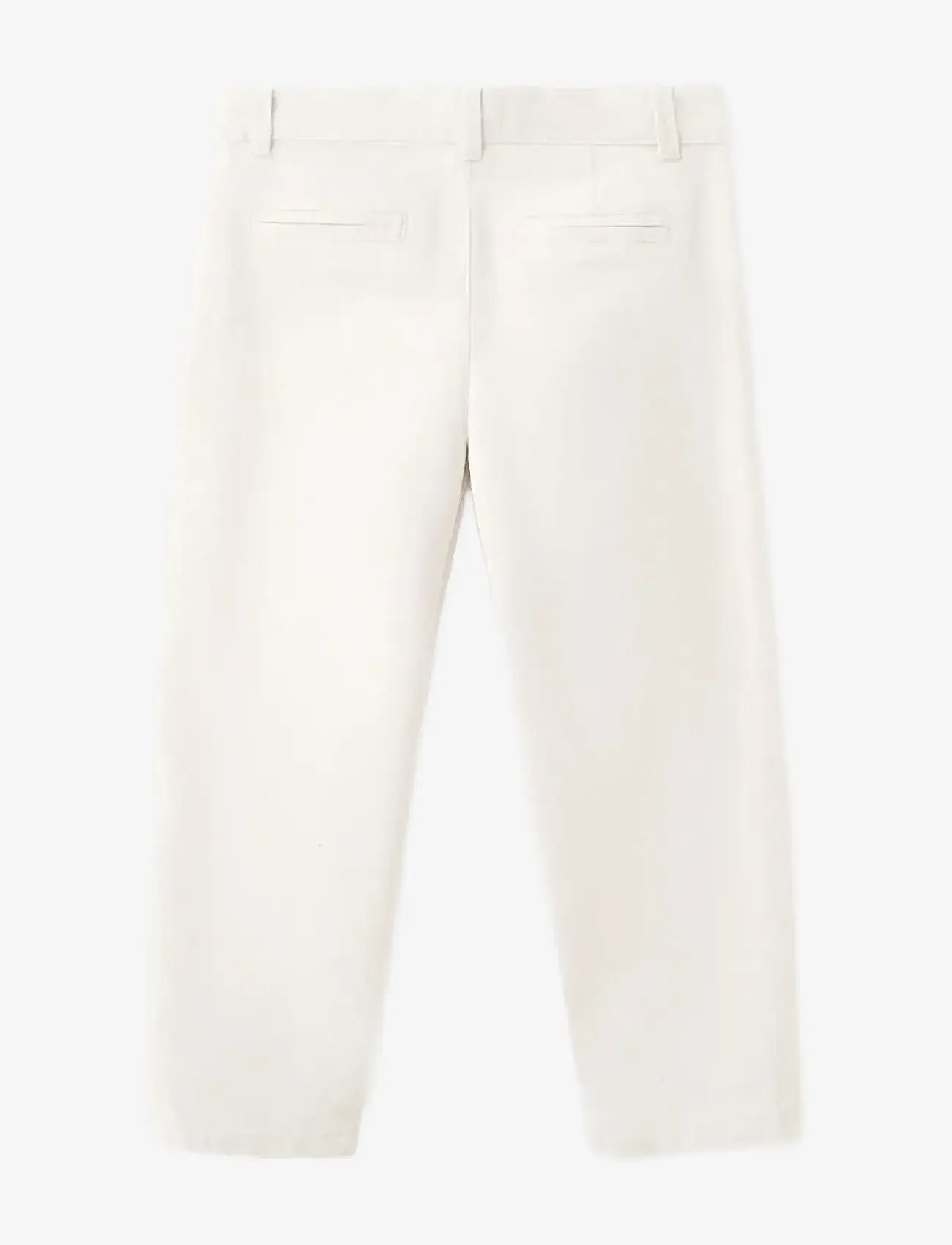Mango - Straight linen-blend trousers - chinos - lt pastel brown - 1