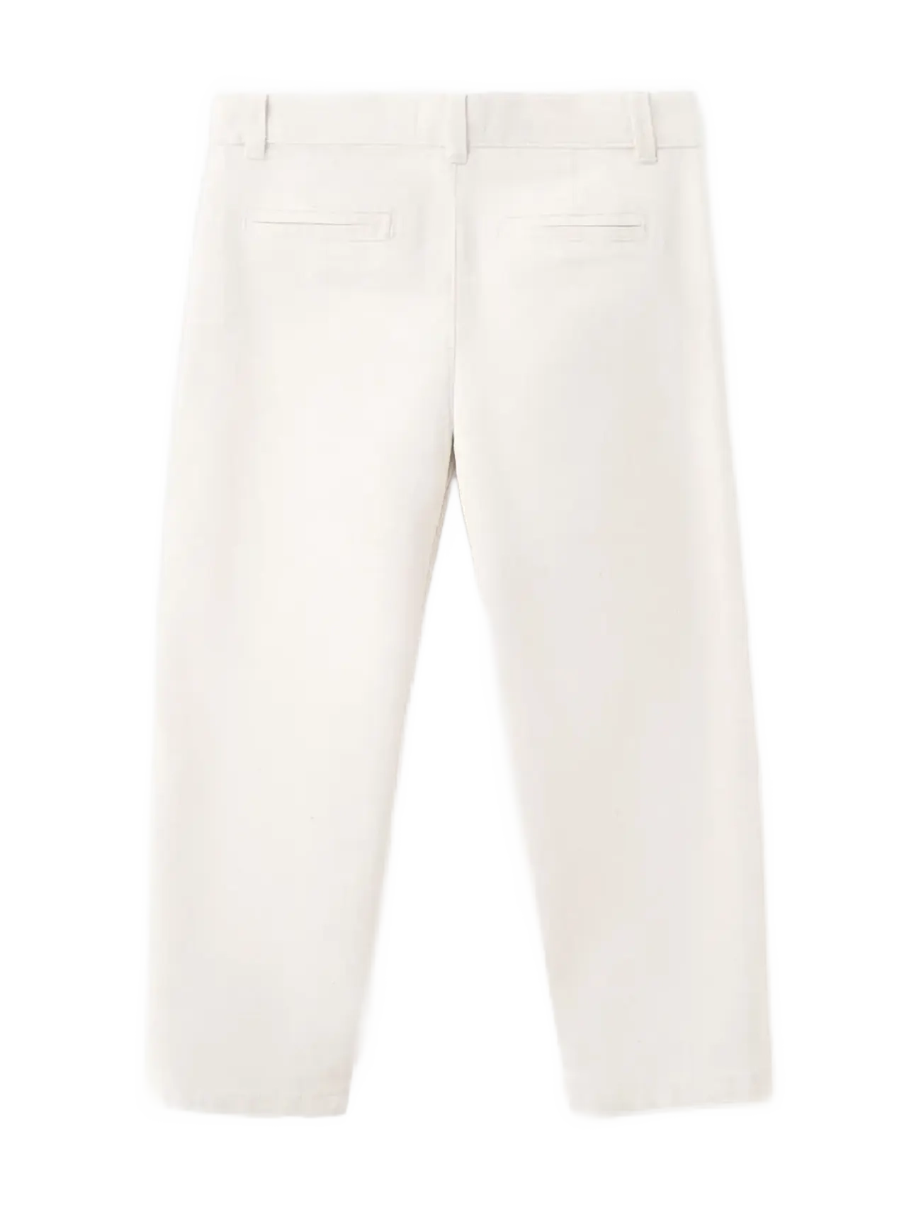 Mango - Straight linen-blend trousers - chinos - lt pastel brown - 1