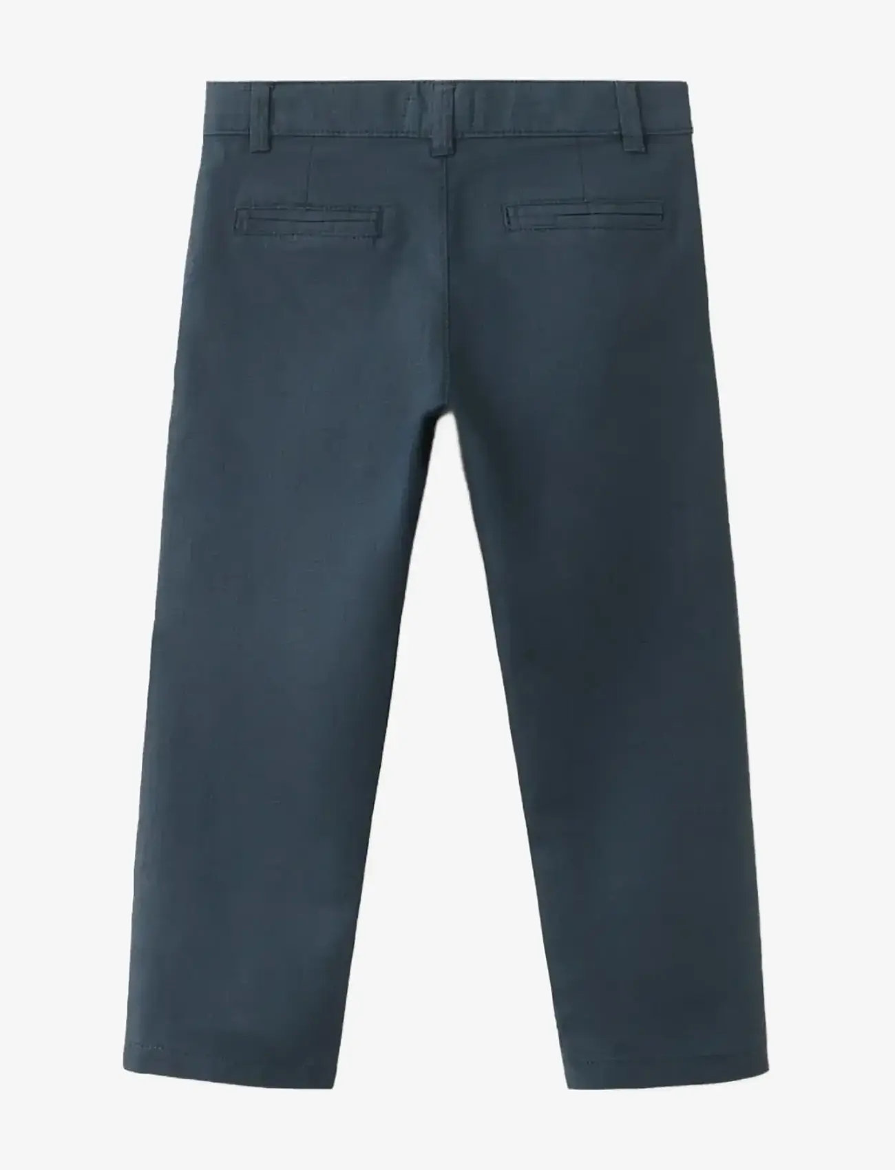 Mango - Straight linen-blend trousers - chinos - navy - 1