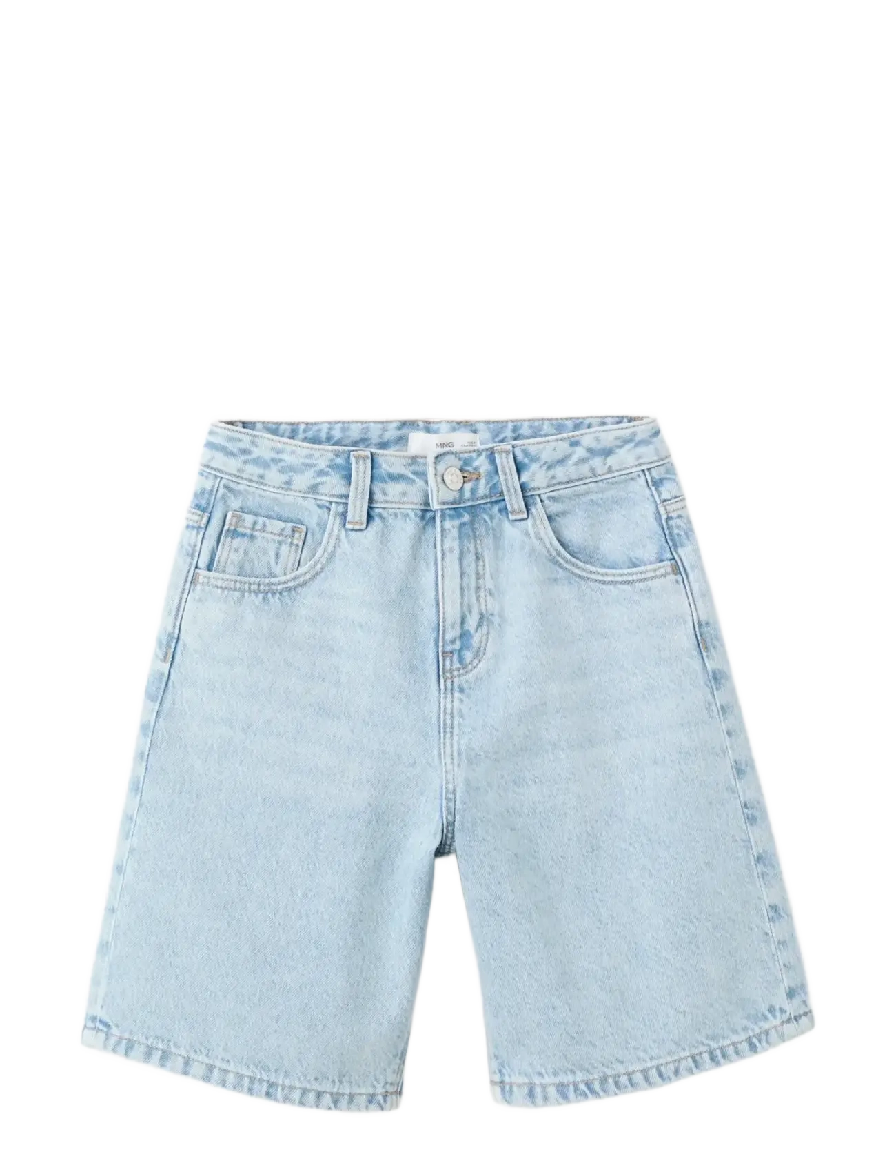 Mango Baggy denim bermudas - Shorts - OPEN BLUE / blue