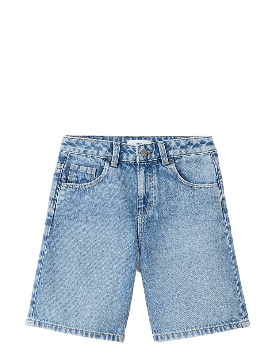 Mango - Baggy denim bermudas - denimshorts - open blue - 1