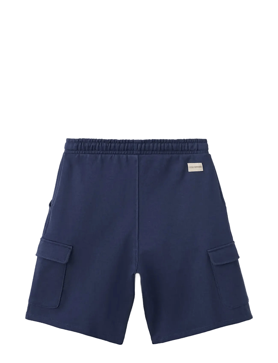 Mango - Drawstring cargo Bermuda shorts - cargo shorts - navy - 1