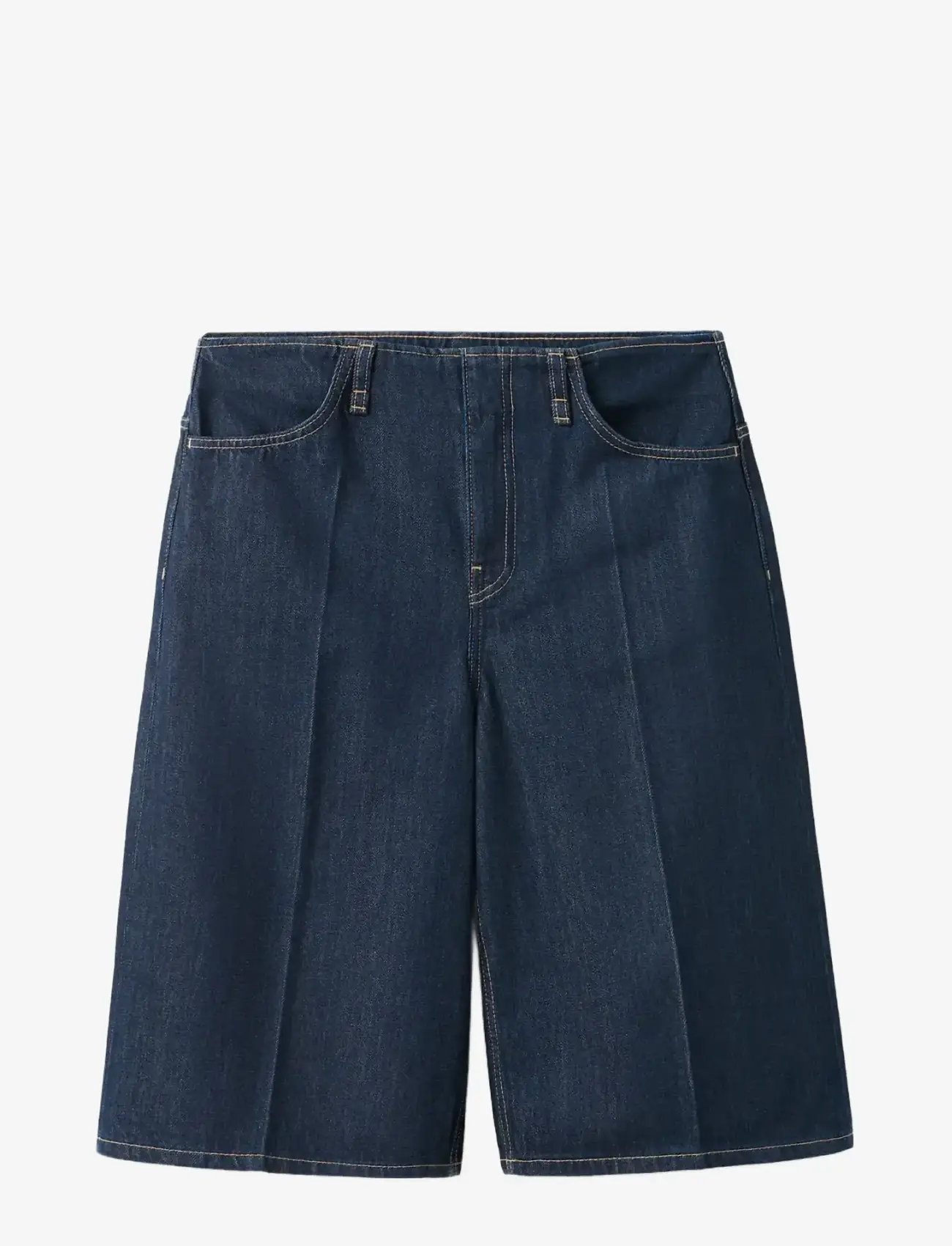 Mango - Mid-rise denim jorts - jorts - open blue - 1