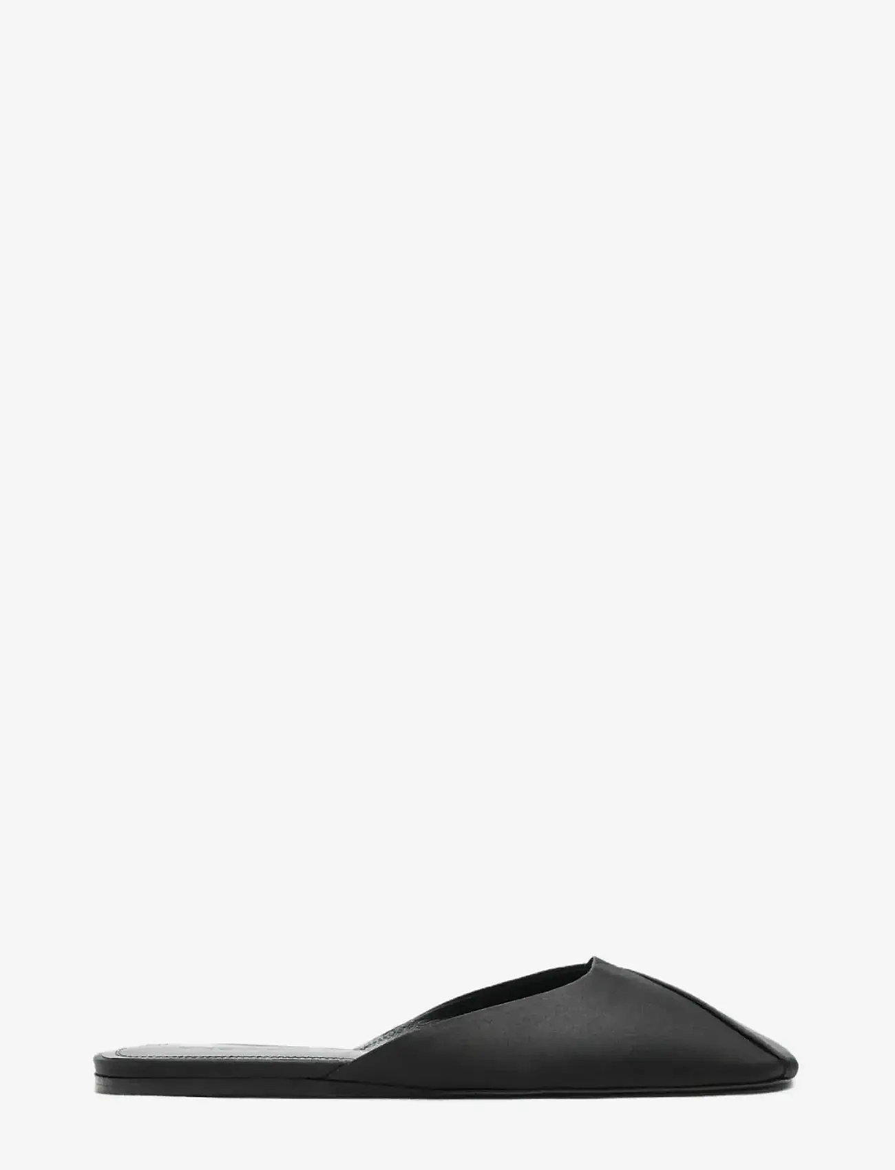 Mango - Backless flat shoe - flade mules - black - 0