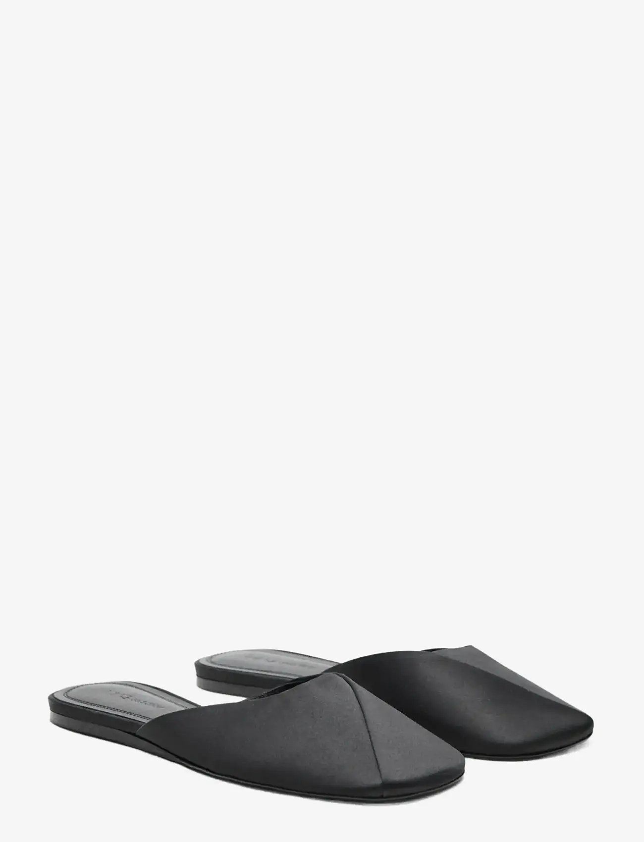 Mango - Backless flat shoe - flade mules - black - 1