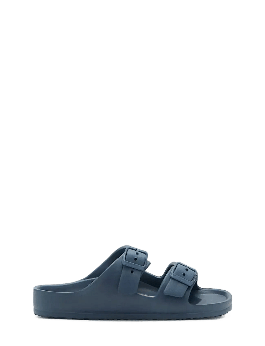 Mango - Rubberised buckle sandals - sandaler - navy - 0