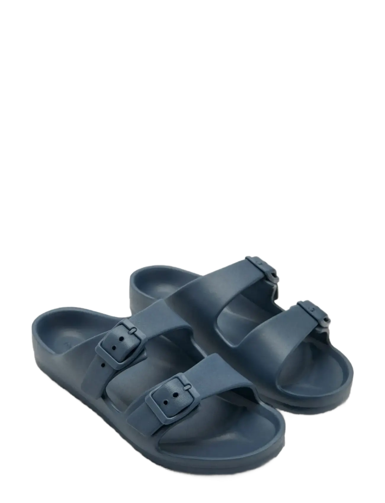 Mango - Rubberised buckle sandals - sandaler - navy - 1