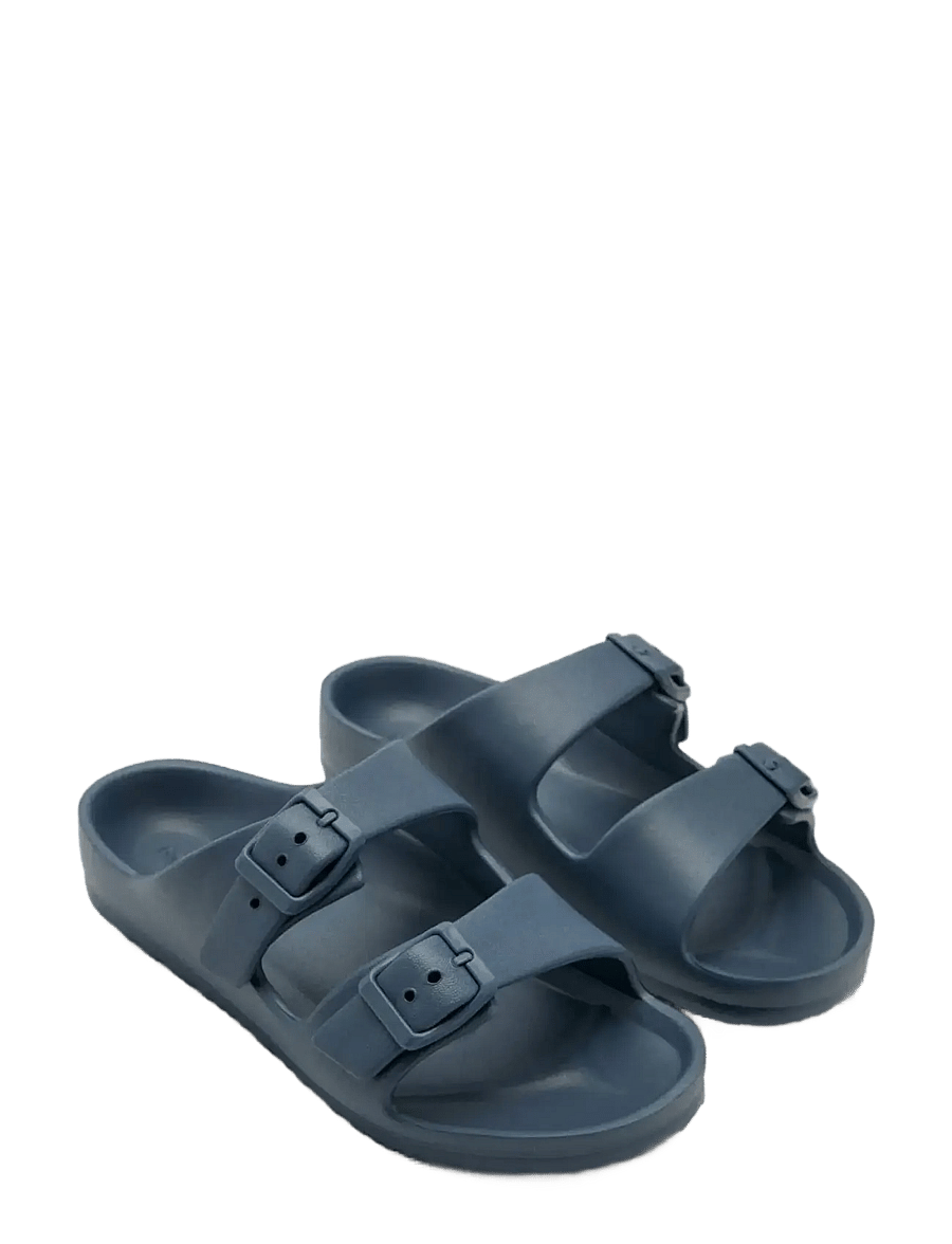Mango - Rubberised buckle sandals - sandaler - navy - 1