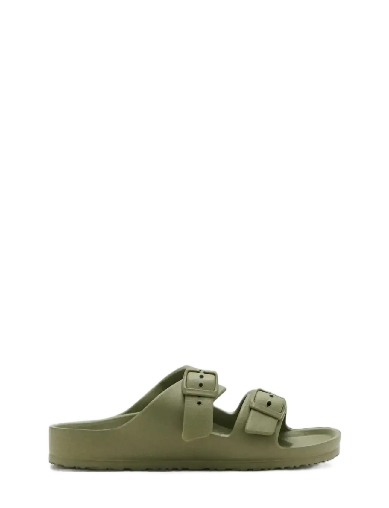 Mango Rubberised buckle sandals - Teens 9-14 år - BEIGE - KHAKI / khaki/green