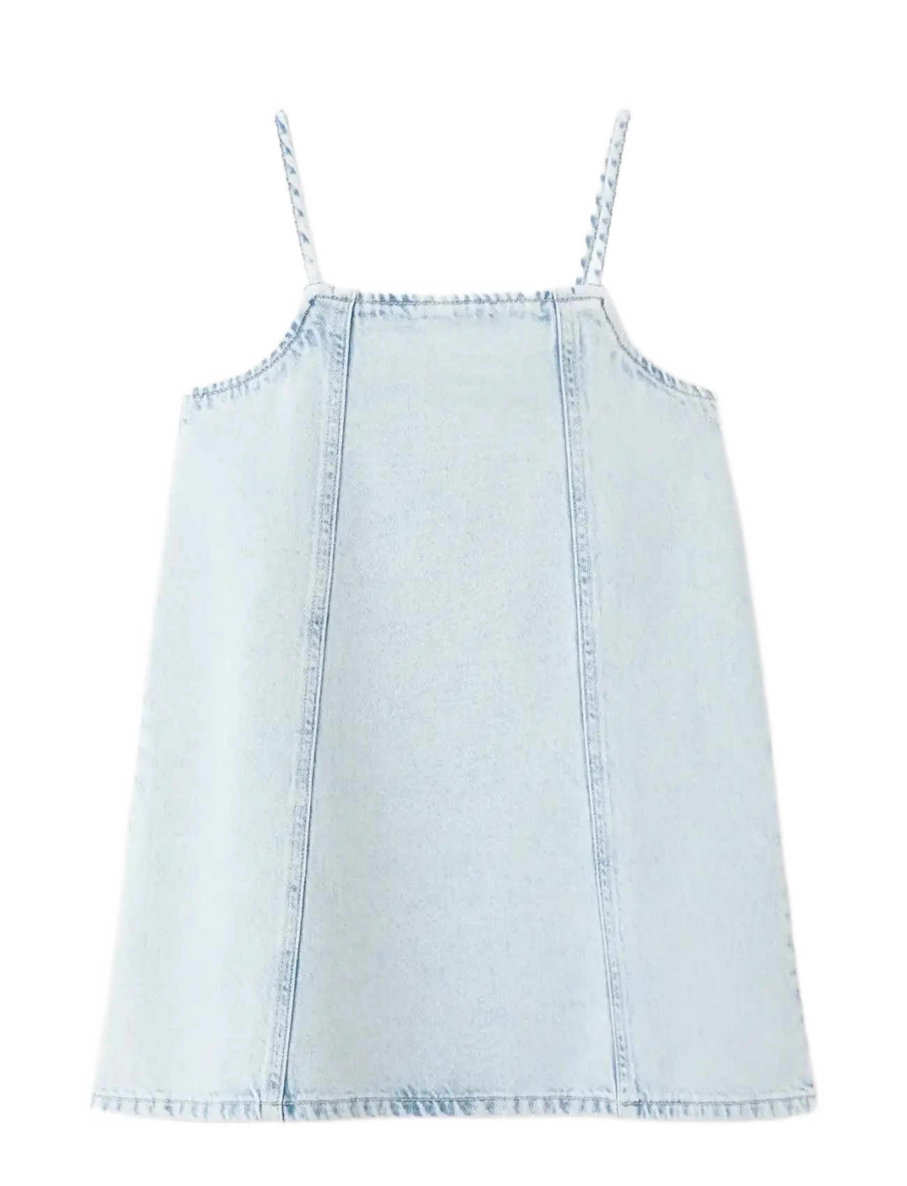 Mango Short denim dress - Kjoler & Nederdele - OPEN BLUE / blue