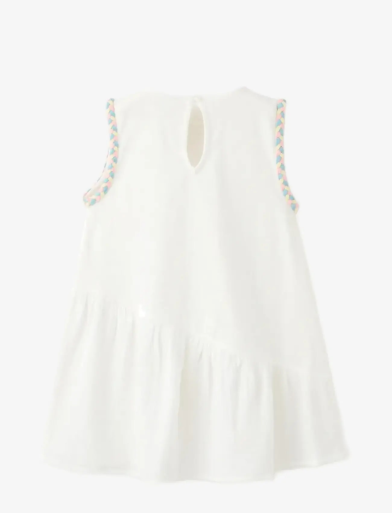 Mango - Dress with plaited details - Ærmeløse babykjoler - natural white - 2