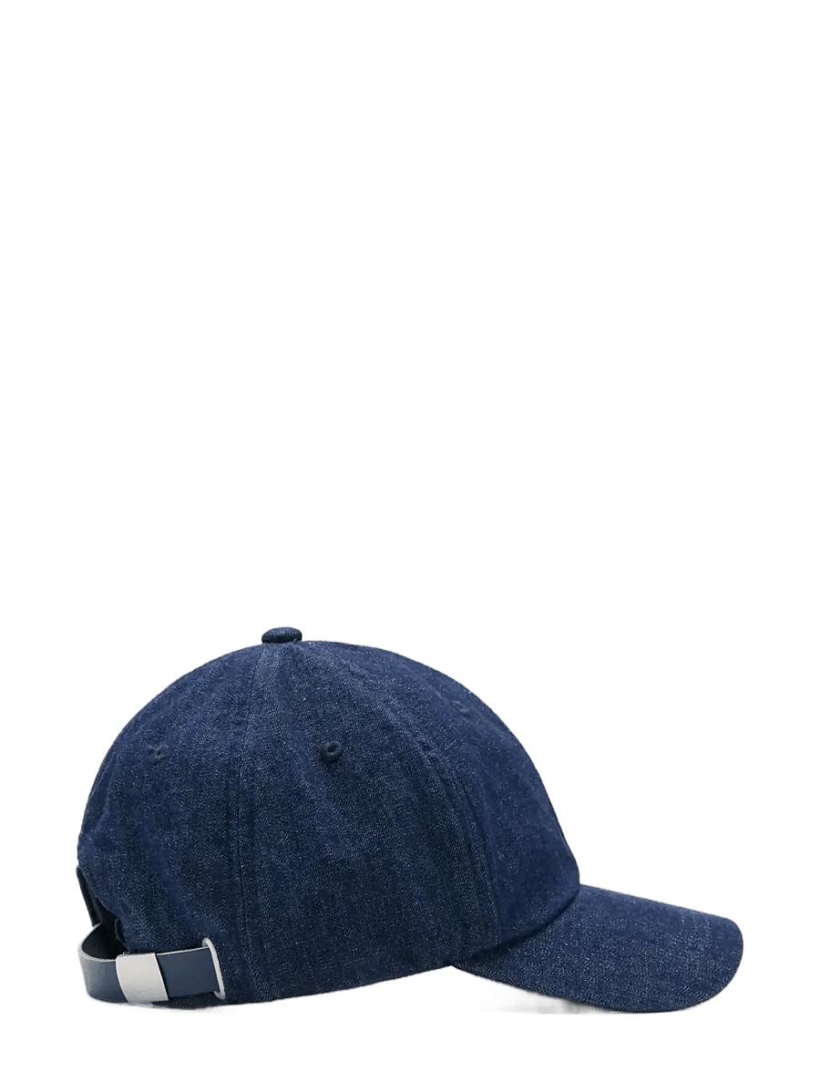 Mango - 100% cotton denim cap - kepsar - navy - 0