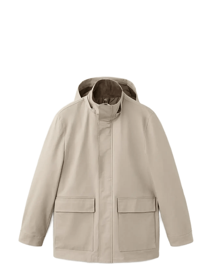 Mango - Padded parka with removable inner jacket - parkas - lt pastel brown - 1