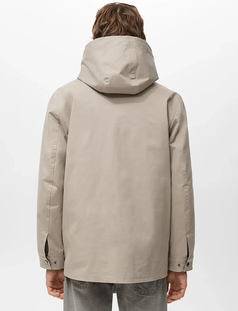 Mango - Padded parka with removable inner jacket - parkas - lt pastel brown - 2