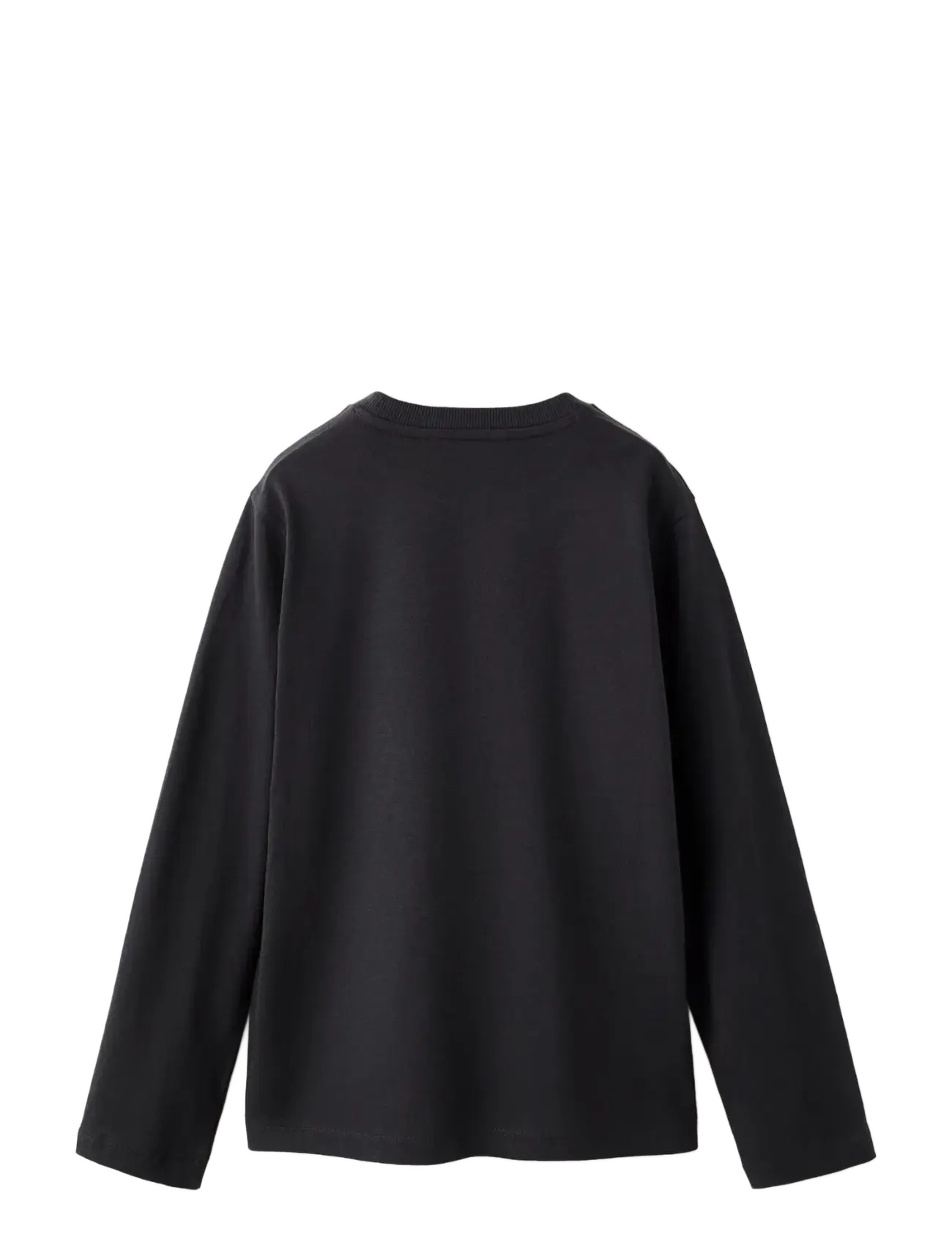Mango - Long-sleeved t-shirt with pocket - langärmelig - black - 1