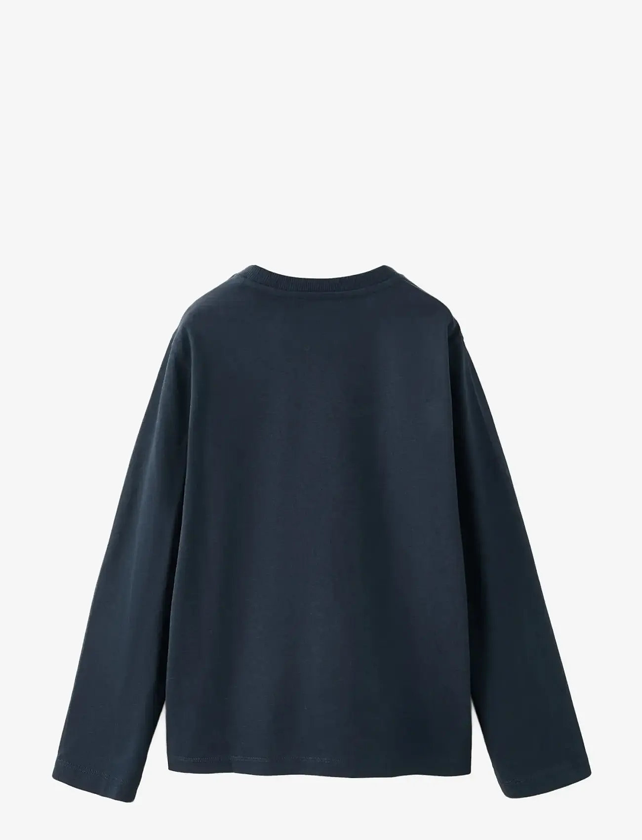 Mango - Long-sleeved t-shirt with pocket - langärmelig - navy - 1