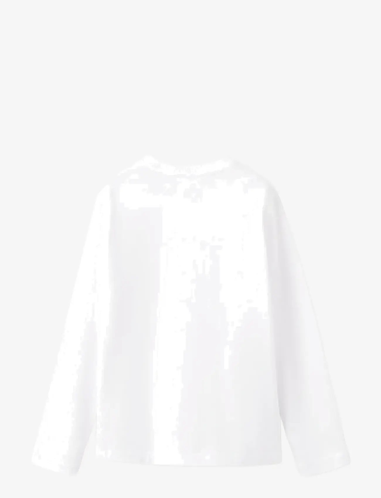 Mango - Long-sleeved t-shirt with pocket - langärmelig - white - 1