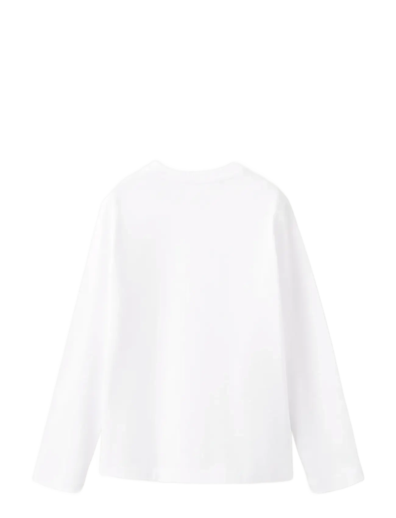 Mango - Long-sleeved t-shirt with pocket - langærmede t-shirts - white - 1