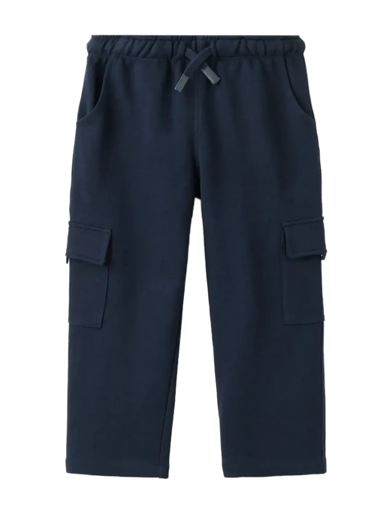 Mango Cotton Cargo Joggers, Børn, Cargo Joggingbukser, Navy, Str: 3-4